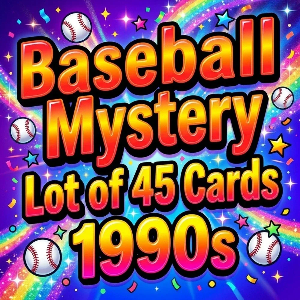 Collectible Vintage Sports 45 Card Lot Baseball 1990s